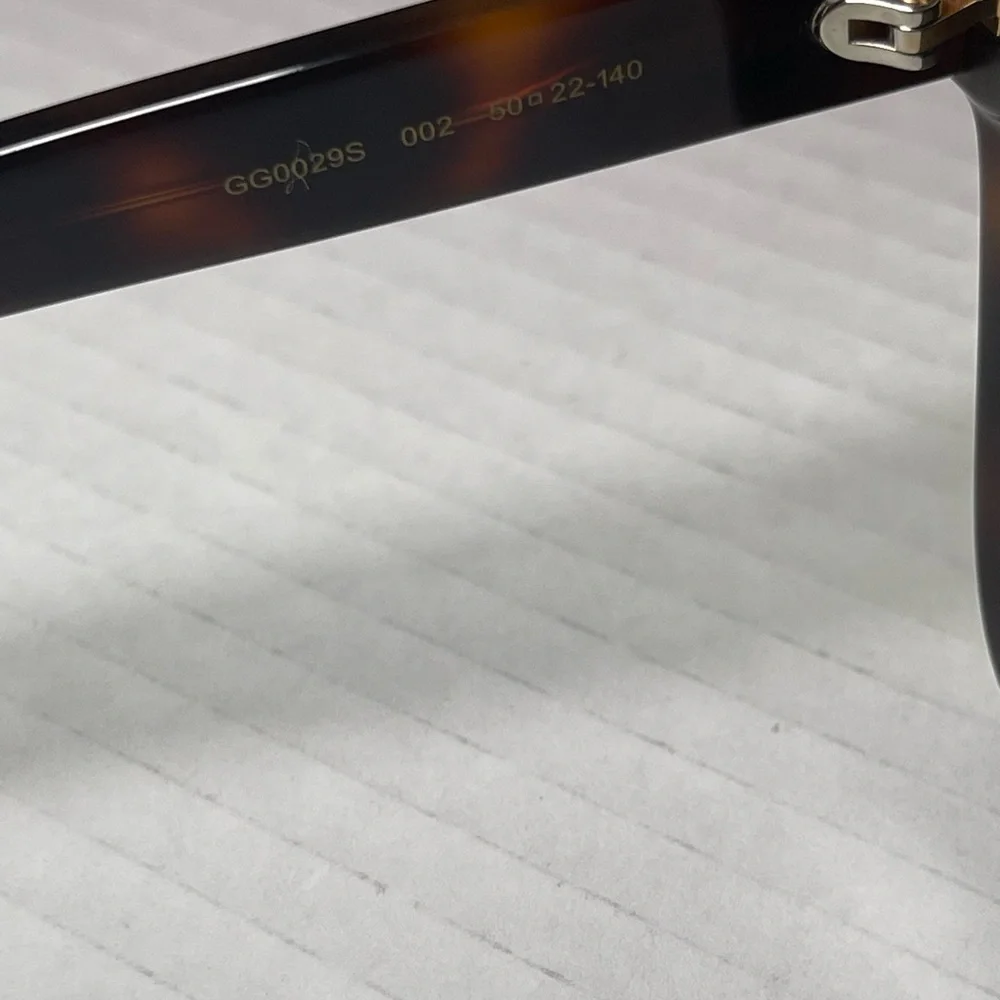 GUCCI SUNGLASSES GG 0029SA 002 HAVANA/BROWN - Picture 11 of 13